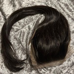 14 inch silk base closure 4x4 /straight.